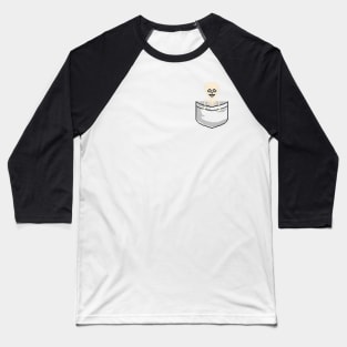 Pixel Pocket Skeleton Baseball T-Shirt
